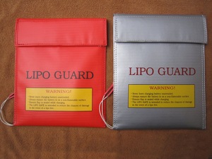 Battery Safe Bag Fireproof Explosionproof for Storage Charging Lipos Mini Size
