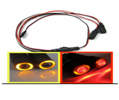 Flashing LED Lighting Kit for 1/10th and 1/18th Scale Cars and Trucks