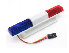 Police Car LED Lighting System Squared Style (Blue / Red)