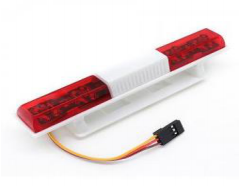 Police Car LED Lighting System Squared Style Red