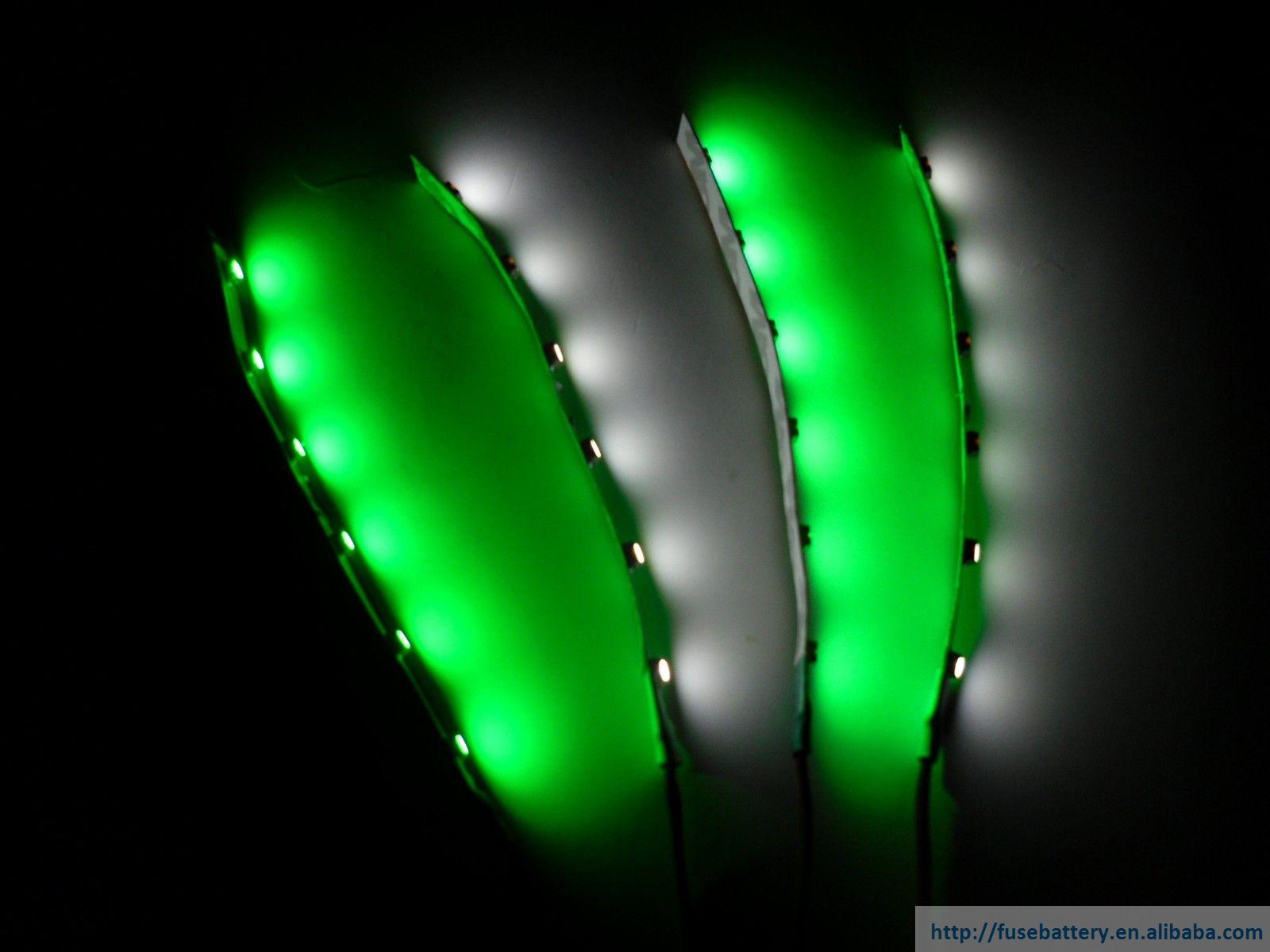 RC White and Green LED Strip