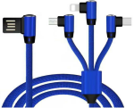  90 Degree USB data cables   3 in1 